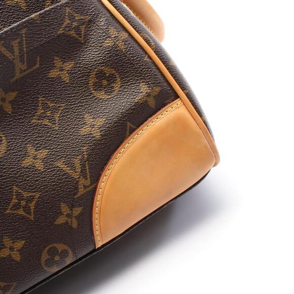LOUIS VUITTON Brown Monogram Leather Shoulder Bag - Picture 10 of 11